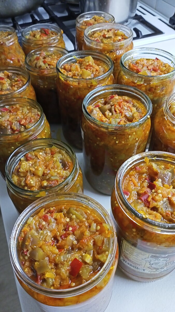"Та самая баклажанная икра из 90х", по которому готовила ещё моя бабуля ...