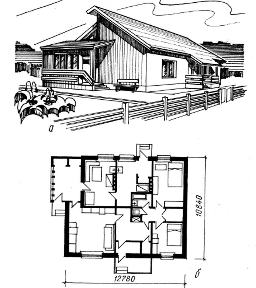 Проекты сельских домов в ссср