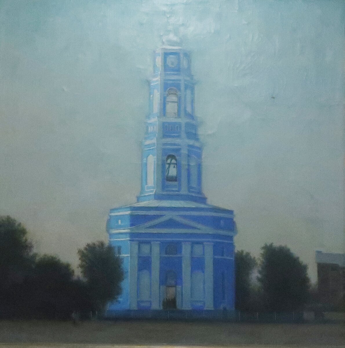 А. Ермаков. Колокольня церкви Александра Невского, 1990