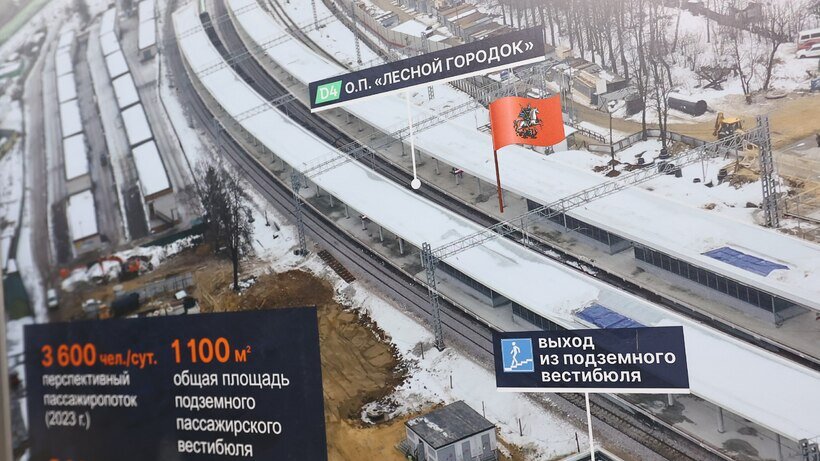    Станция МЦД "Лесной городок" © Антон Чернов, «Подмосковье Сегодня»