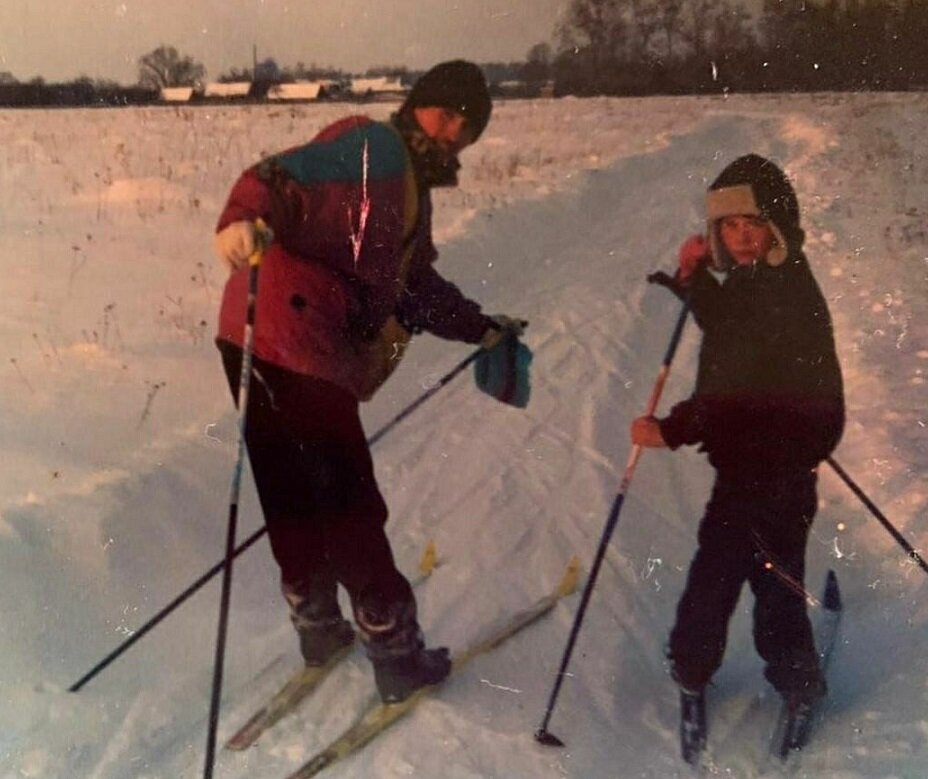 Александр с отцом, фото из интернета