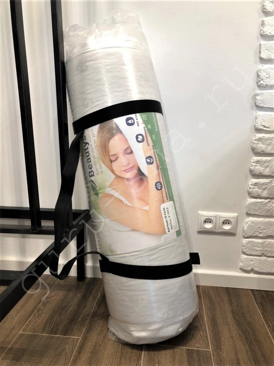 Матрас в рулоне легко транспортировать