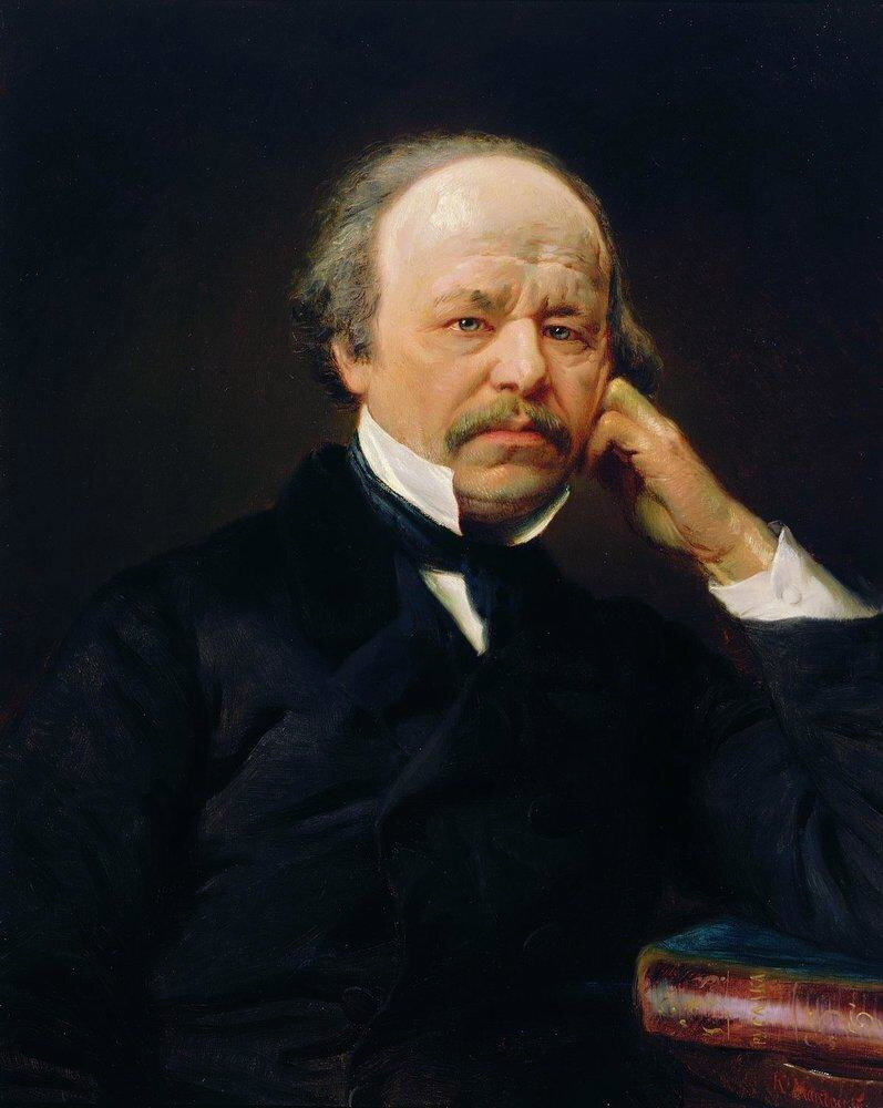 Александр Сергеевич Даргомыжский (4 февраля 1813 - 17 января 1869). Портрет работы Константина Егоровича Маковского