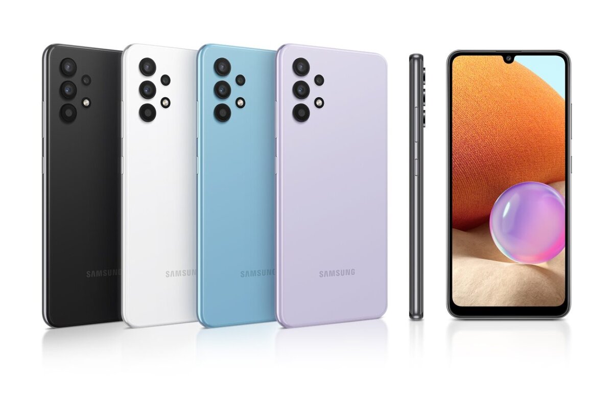 Дизайн Samsung Galaxy A32 4G на фото