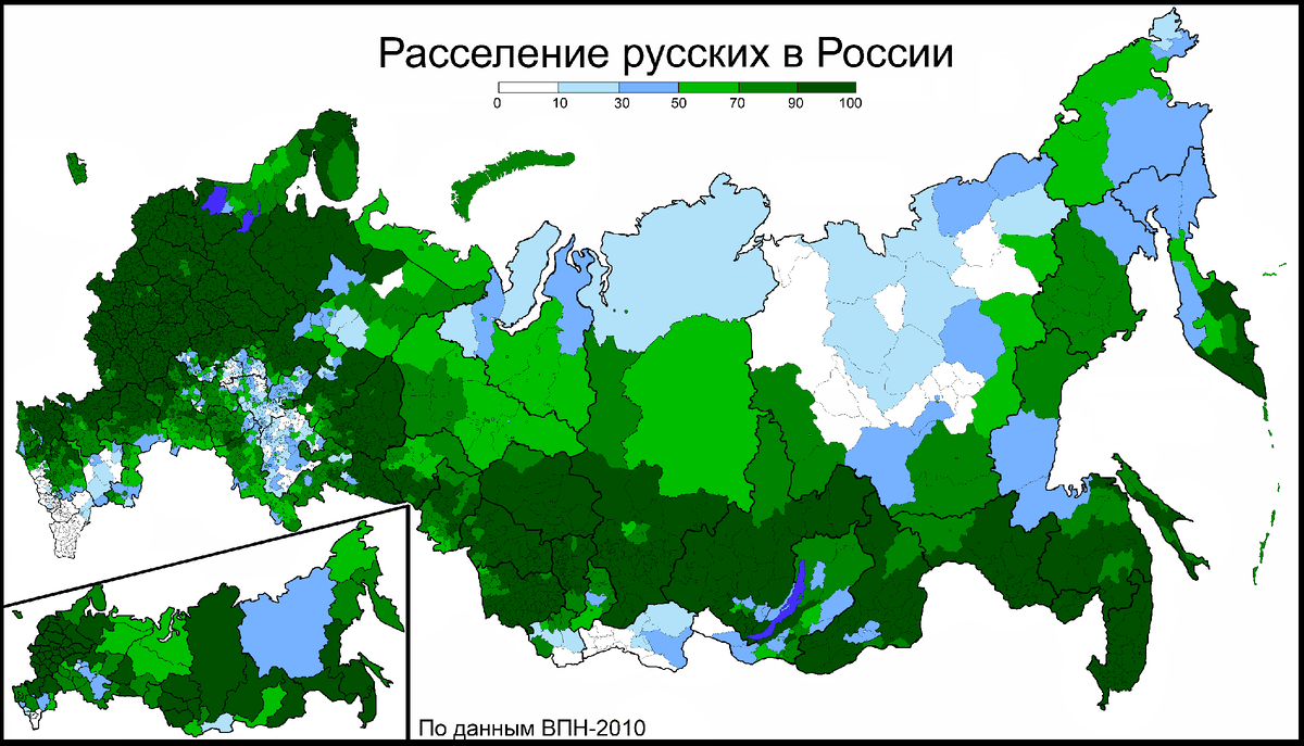 Карта россии расселение населения