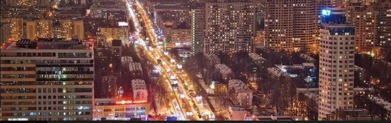 Каховка вечером.