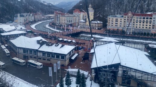 Виды на Красную Поляну с канатной дороги