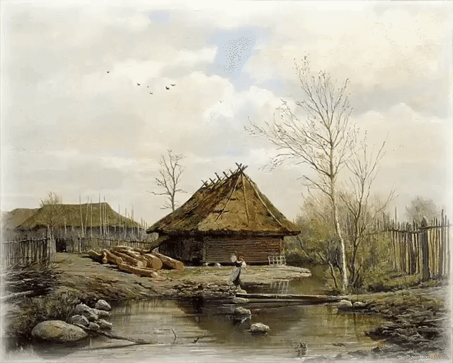  Автор Брюллов Павел 1840-1914 Весна 1875
