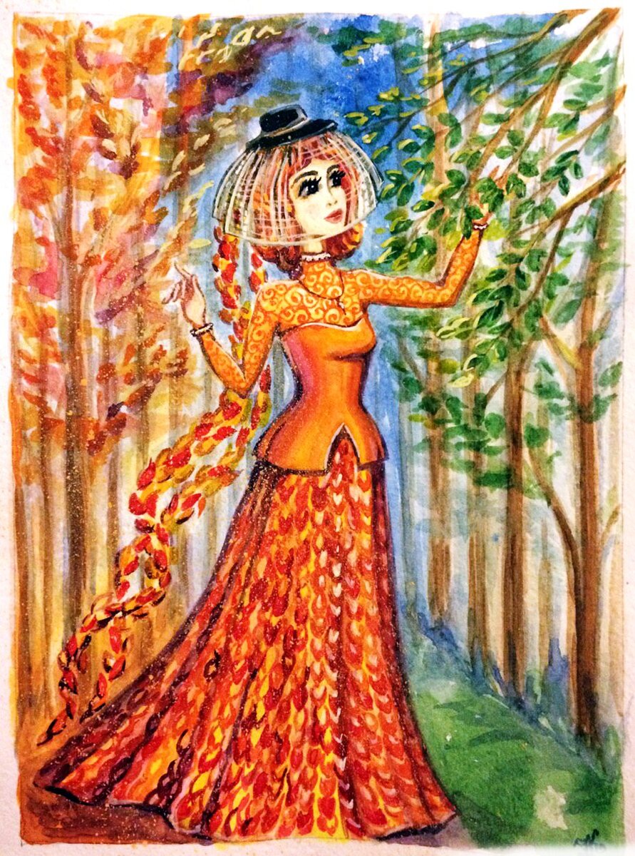 Рисунок Ирины Феи из книги "Долина сновидений правителя ночи, Сна"