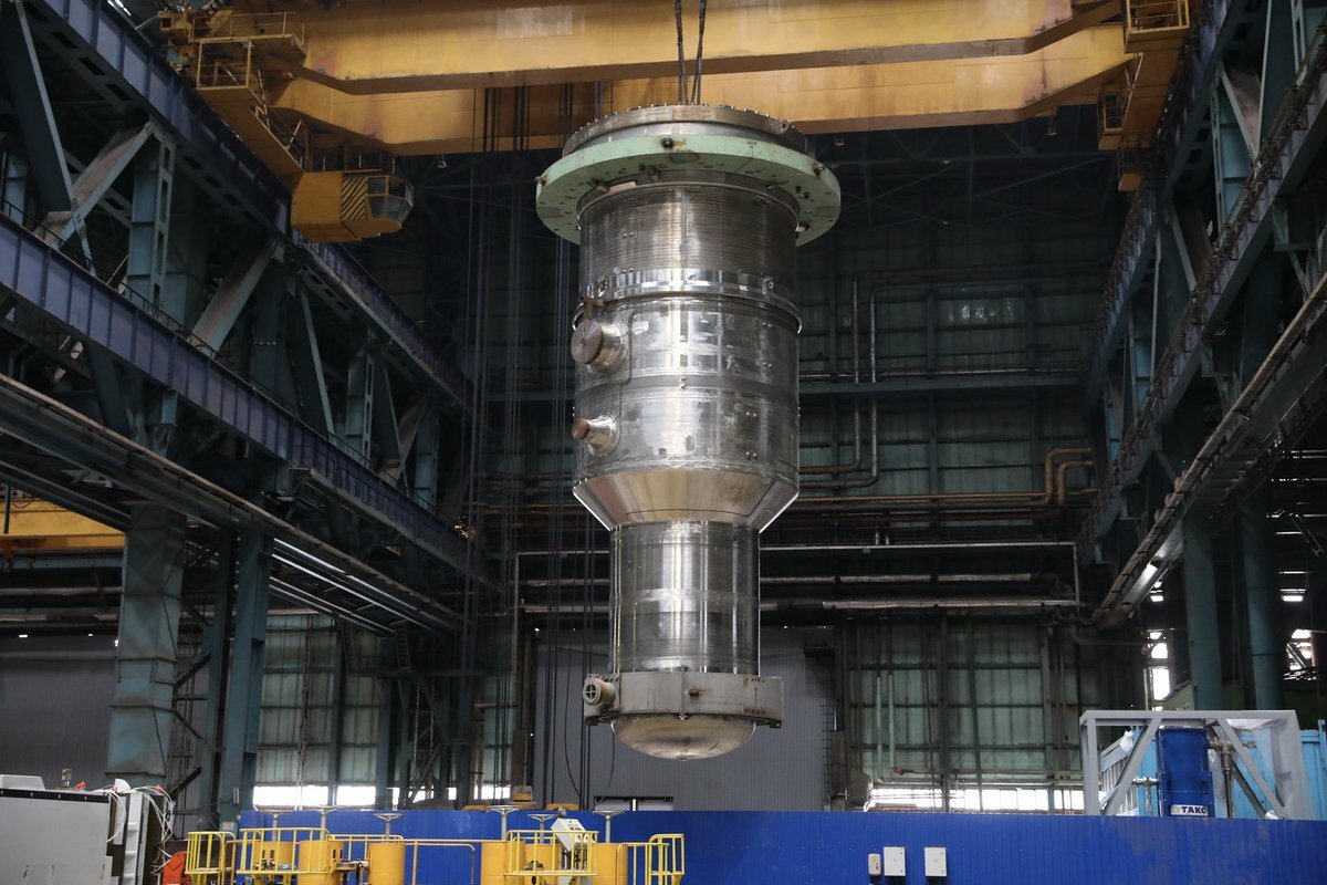 Производство Многоцелевого реактора на быстрых нейтронах (МБИР). Фото Росатома