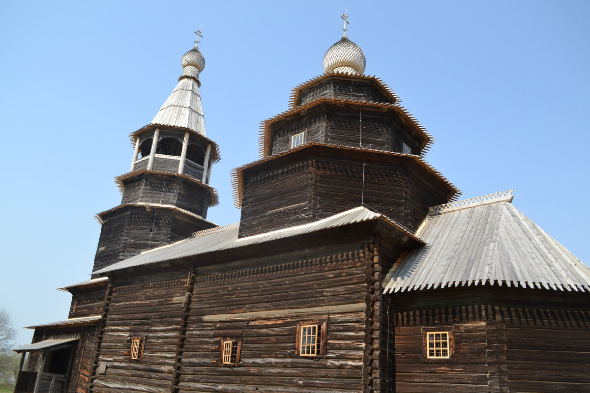 Ярусная церковь Николы 1757г из деревни Высокий Остров