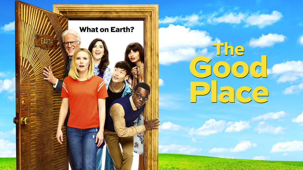 The good place poster. В лучшем мире Постер. The good place Постер. The good place Cover.