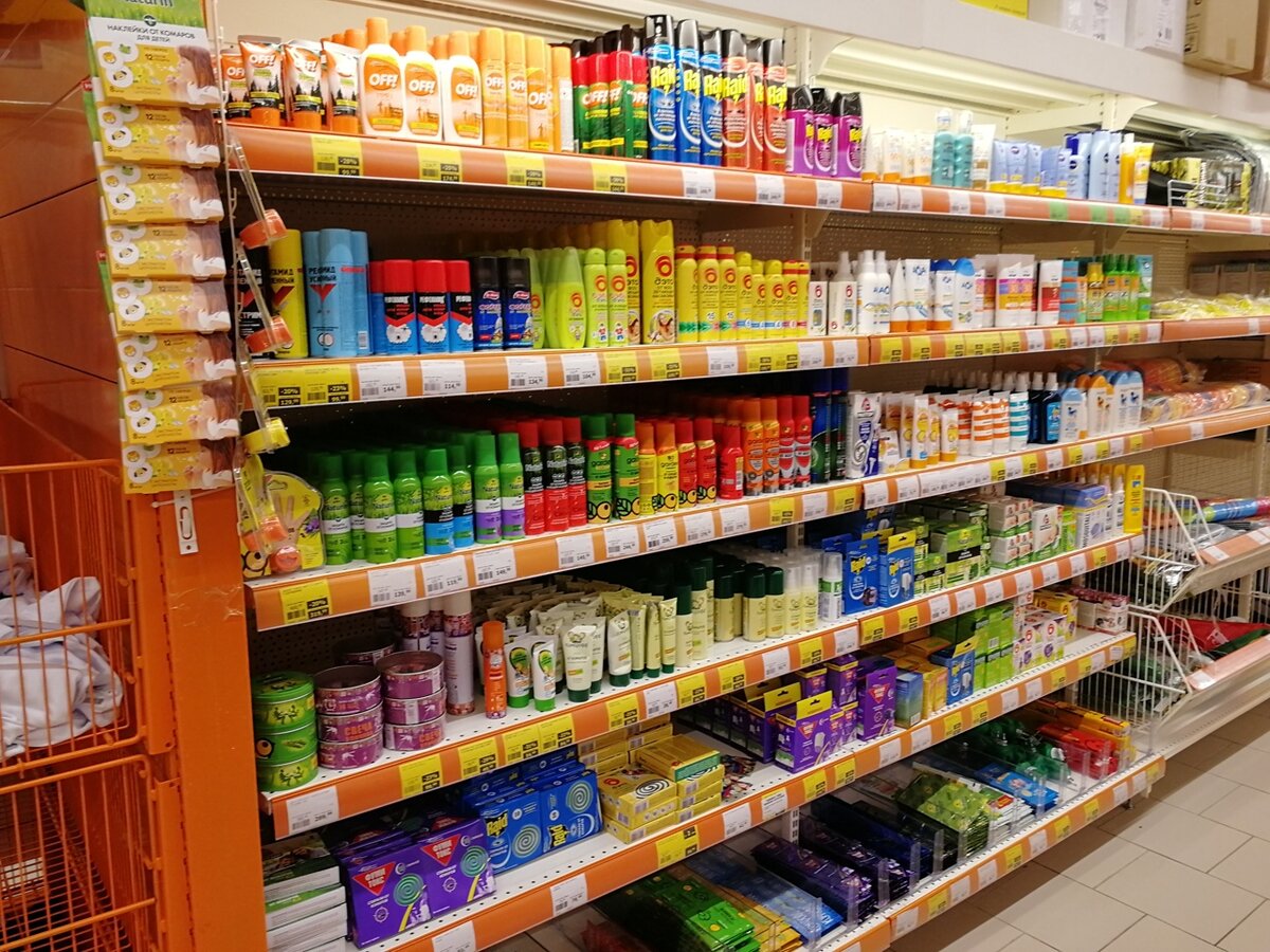 чего только нет. 