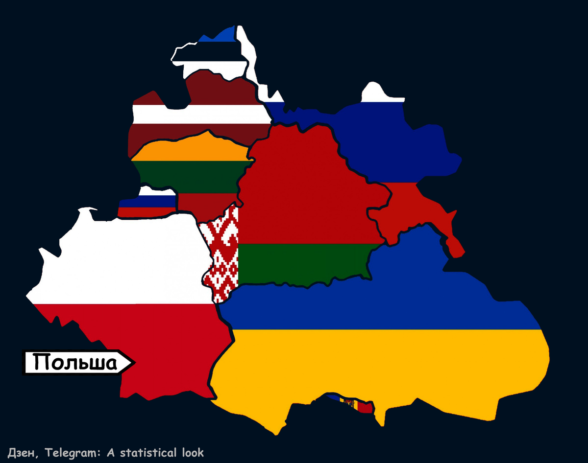 Какие территории России, Украины и Прибалтики контролировала Речь Посполитая  | Статистический взгляд | Дзен