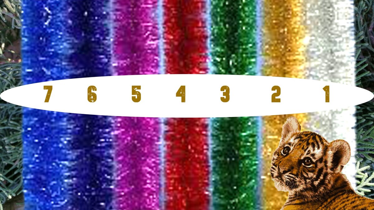 Тест–гадание по новогоднему дождику.