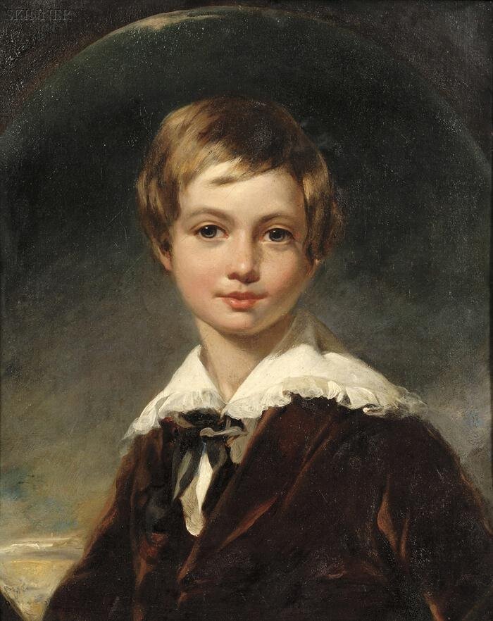 Вид ранней русской портретной живописи. Thomas Lawrence детские портреты.