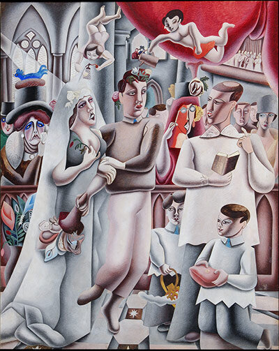 Edward Burra. Брак в стиле моды. 1928.