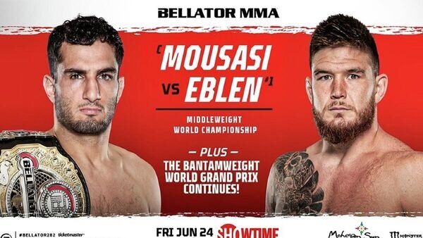    Официальный постер турнира Bellator 282© Фото : Bellator MMA