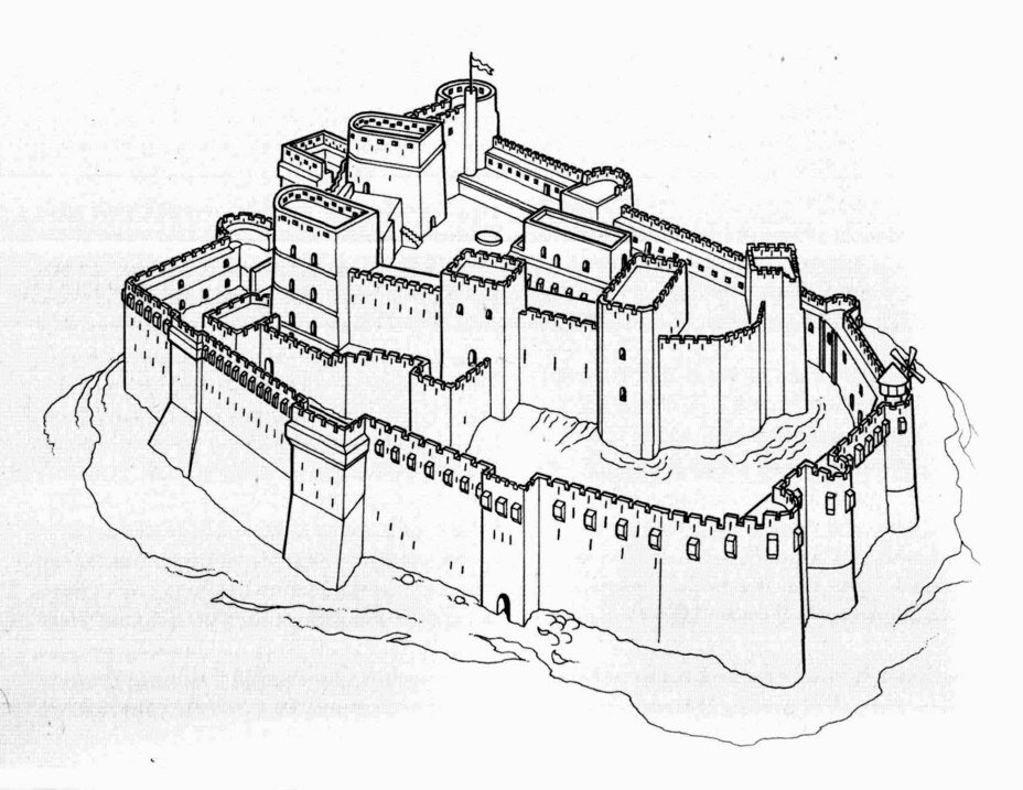 Графическая реконструкция замка