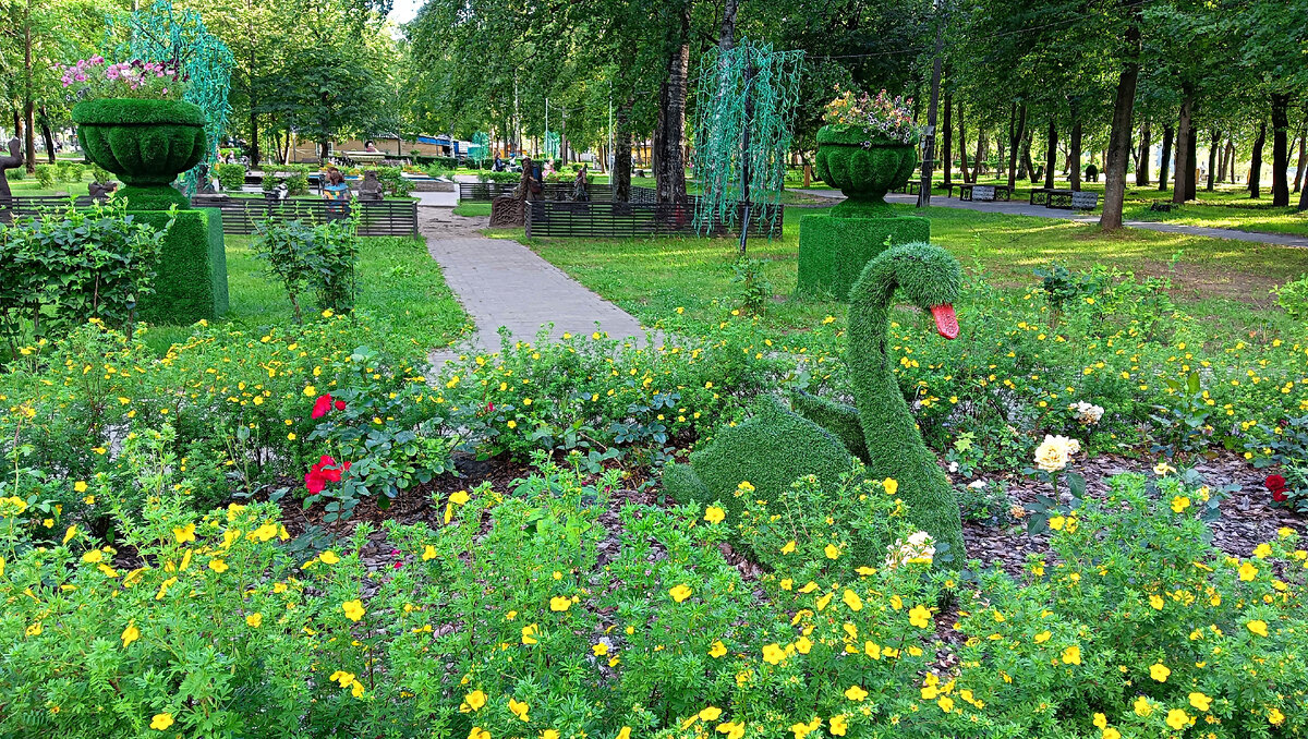 Парк культуры и отдыха в Кировске Ленинградской области