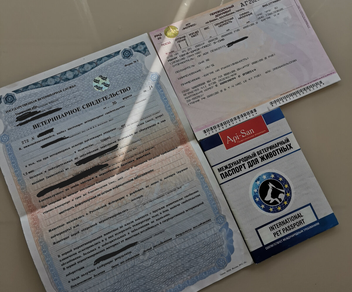 Все это было необходимо в 2014 году для провоза животного