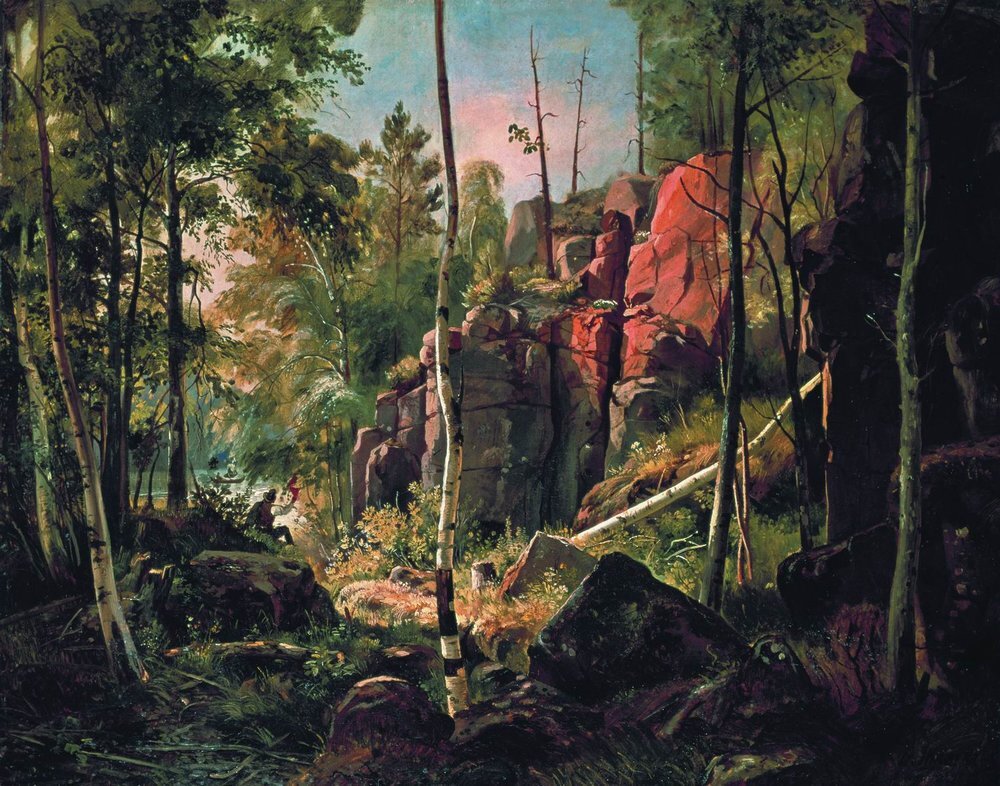 Вид на острове Валааме (Местность Кукко) И.И.Шишкин