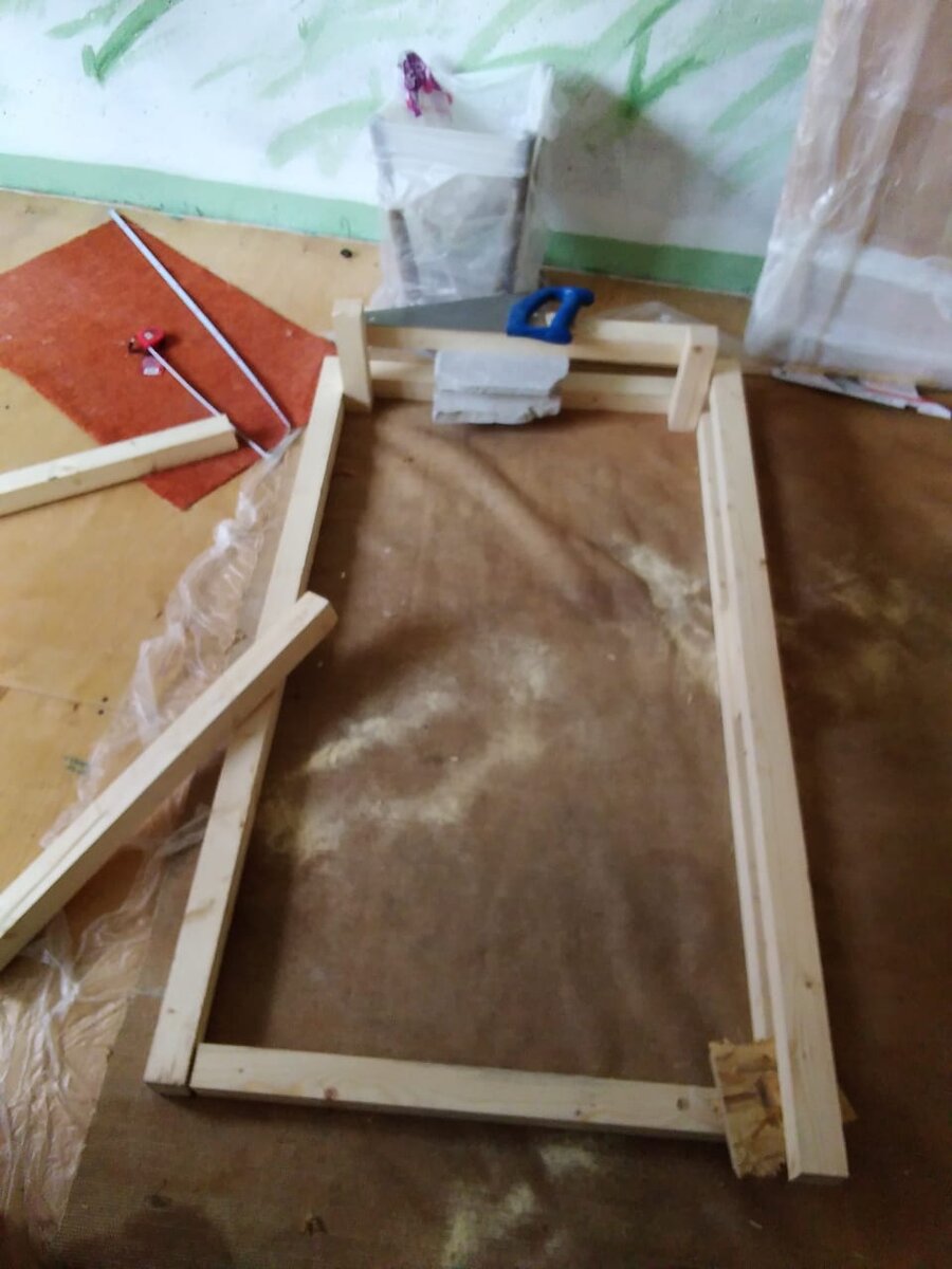 Так я представляла свой собранный стеллаж.