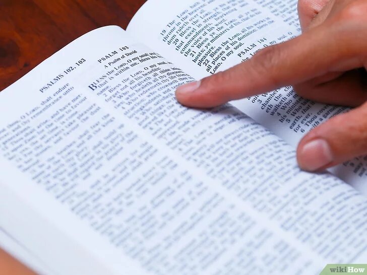 2Прочтите вслух псалом 103. Если у вас нет под рукой Библии, вам поможет wikiHow!!Блаженный Господь, душа моя, и вся сущность моя, благослови святое имя его. Благослови, душа моя, Господь и не забывай всех благодеяний его: Он прощает все ошибки твои; исцеляет все недуги твои; Кто оберегает твою жизнь от разрушения; кто выращивает в тебе любящую доброту и милость; Кто насыщает уста твои благами; так что ты омолаживаешься, подобно Орлу. Ибо Он знает наши рамки; Он помнит, что мы - прах. Как для человека, дни его - как трава: как цвет полевой, так он процветает. Ветер проносится над ним, и он исчез, и никто уже не узнает его новое место. Но милость Господня проявляется во веки веков к тем, кто боится Его, и справедлив Он к детям; к тем, кто хранит свой завет, и тем, кто помнит Его и заповеди Его, чтобы исполнять их. Господь приготовил трон в небесах, и царство Его над всем властвует. Благословите Господа, все ангелы Его, которые находят силы, соблюдают заповеди Его, прислушиваются к голосу Его слова. Чтите Господа, все праведного владыки; вы, служители Его, исполняющие волю Его. Благословите Господа, все дела Его, во всех местах владычества Его: благослови, душа моя, Господа.[1]
