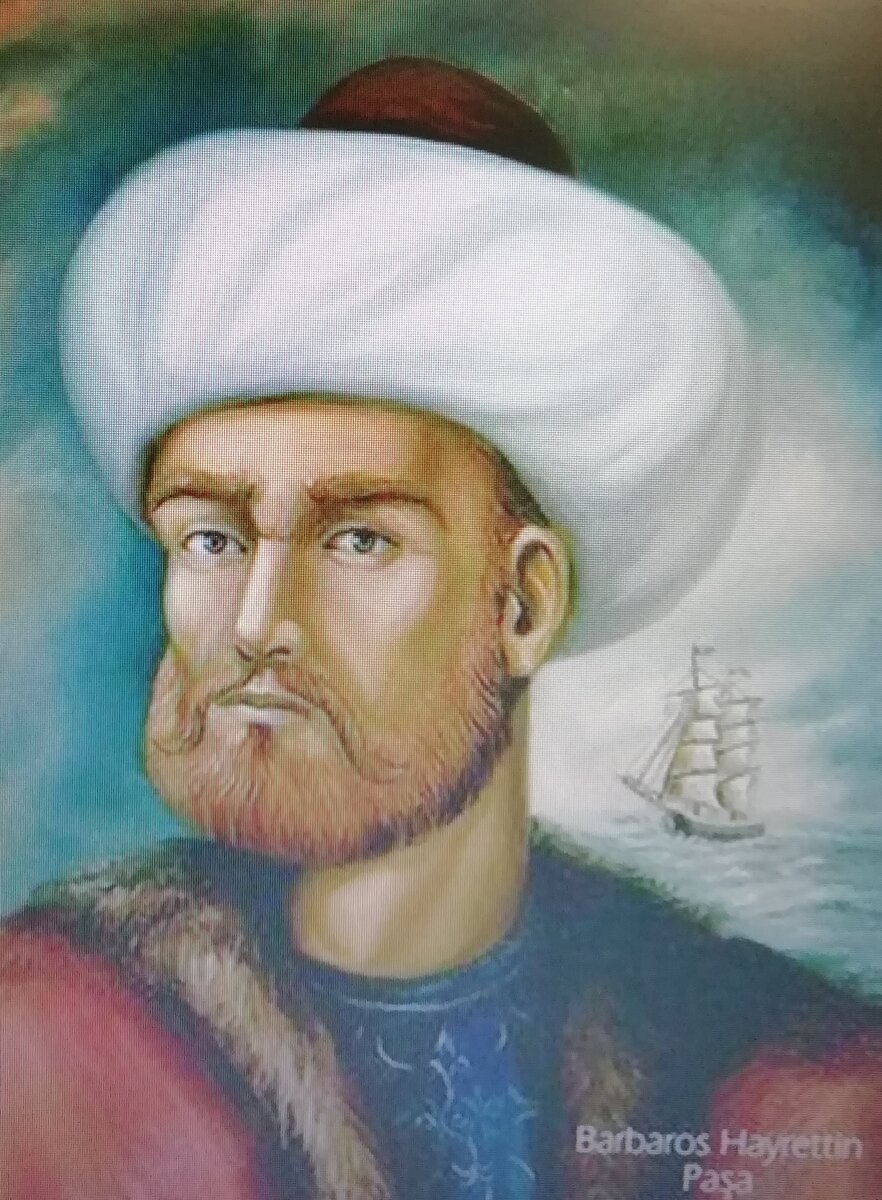 Портрет Хызыра-реиса Хайреддина-паши кистей художника Луки.