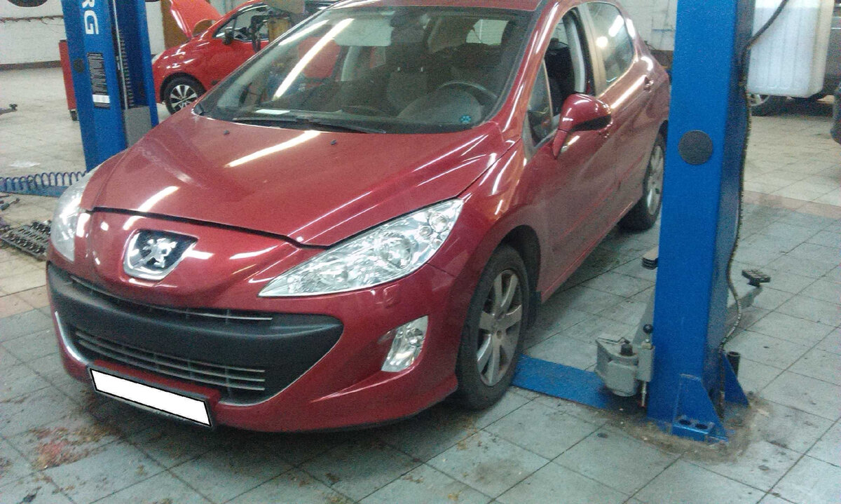 Отчет о диагностике Peugeot 308 old