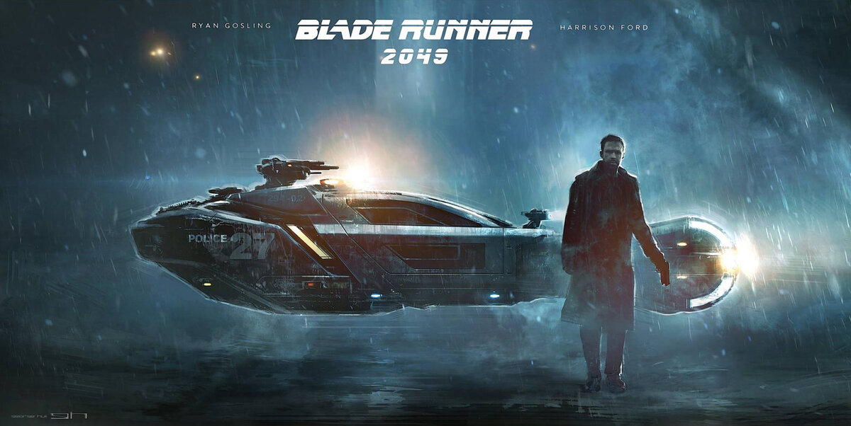 Постер фильма "Бегущий по лезвию 2049".