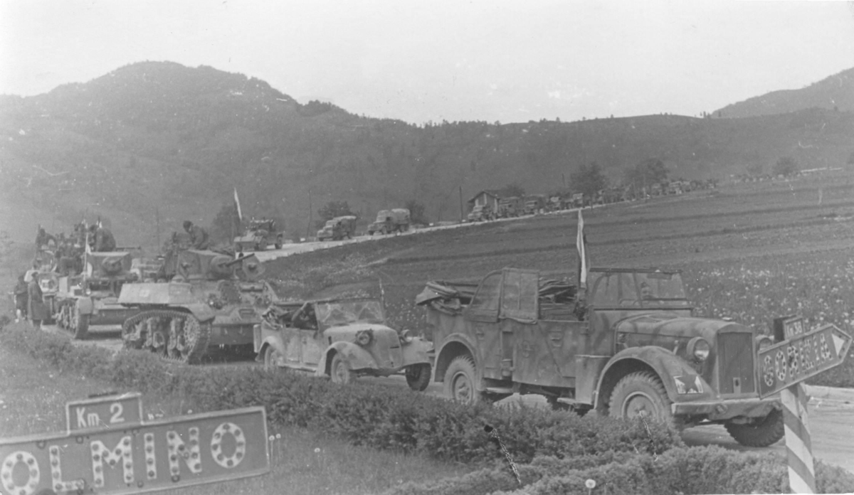 Парк Первой танковой бригады был обширен и разнообразен