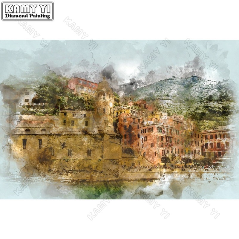 Италия акварель