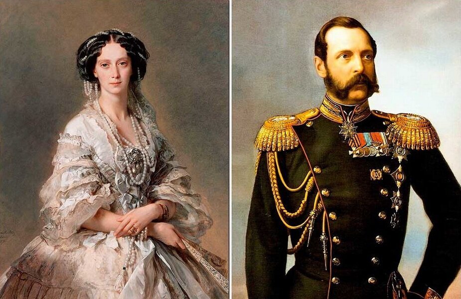 Родители Великого князя Павла Александровича, император Александр Второй и императрица Мария Александровна
