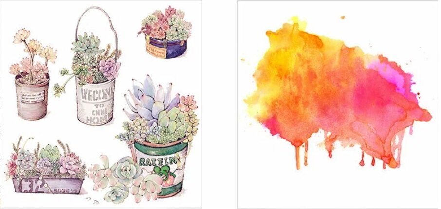 Примеры работ наших покупателей, выполненных маркерами для скетчинга российской компании Cozy&Dozy