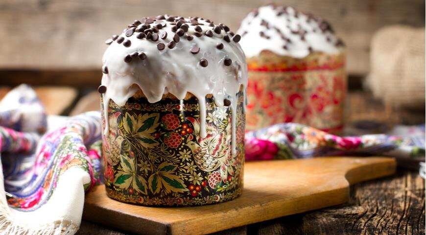 Пасхальный кулич на сметане от Елены Ильиной