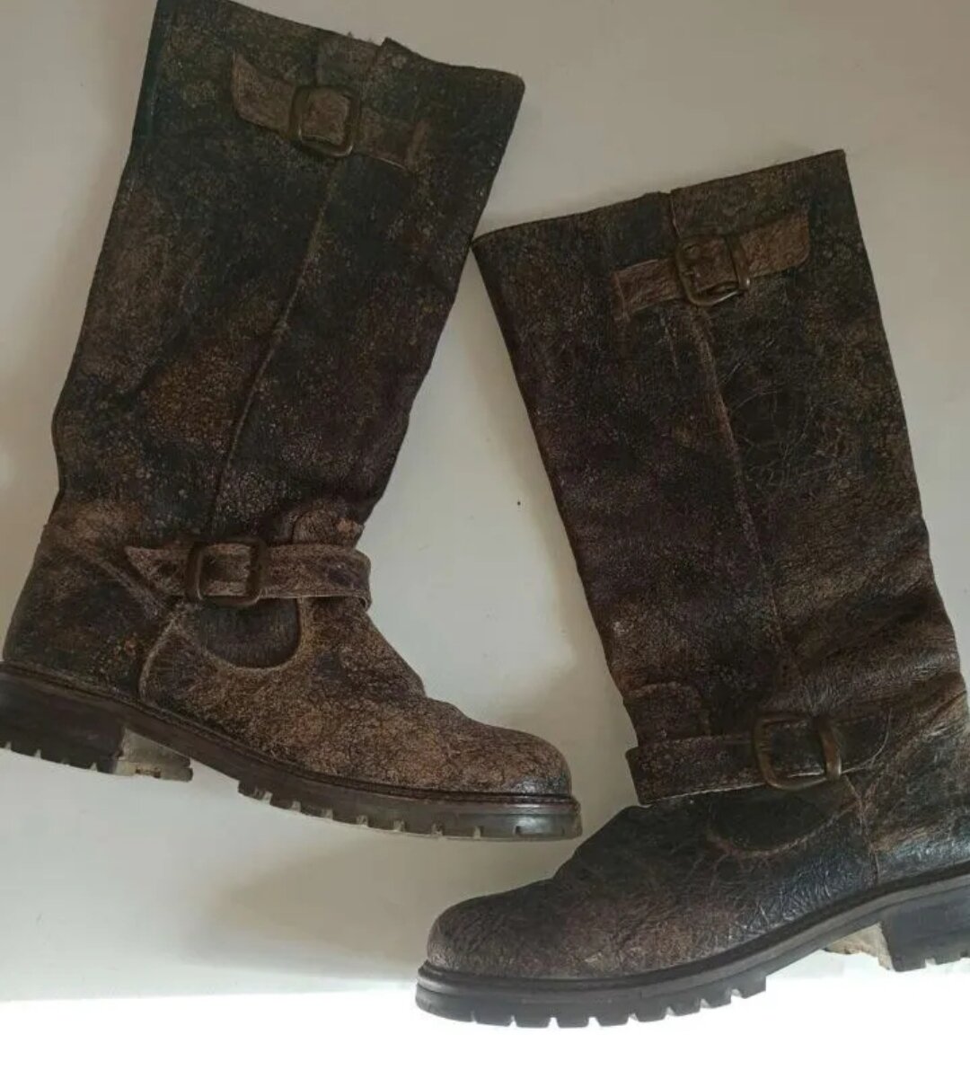 Сапожки из натуральной кожи Steve Madden.