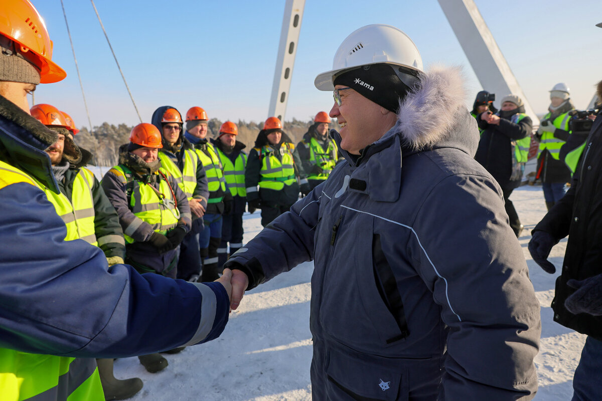 высокогорский мост через енисей