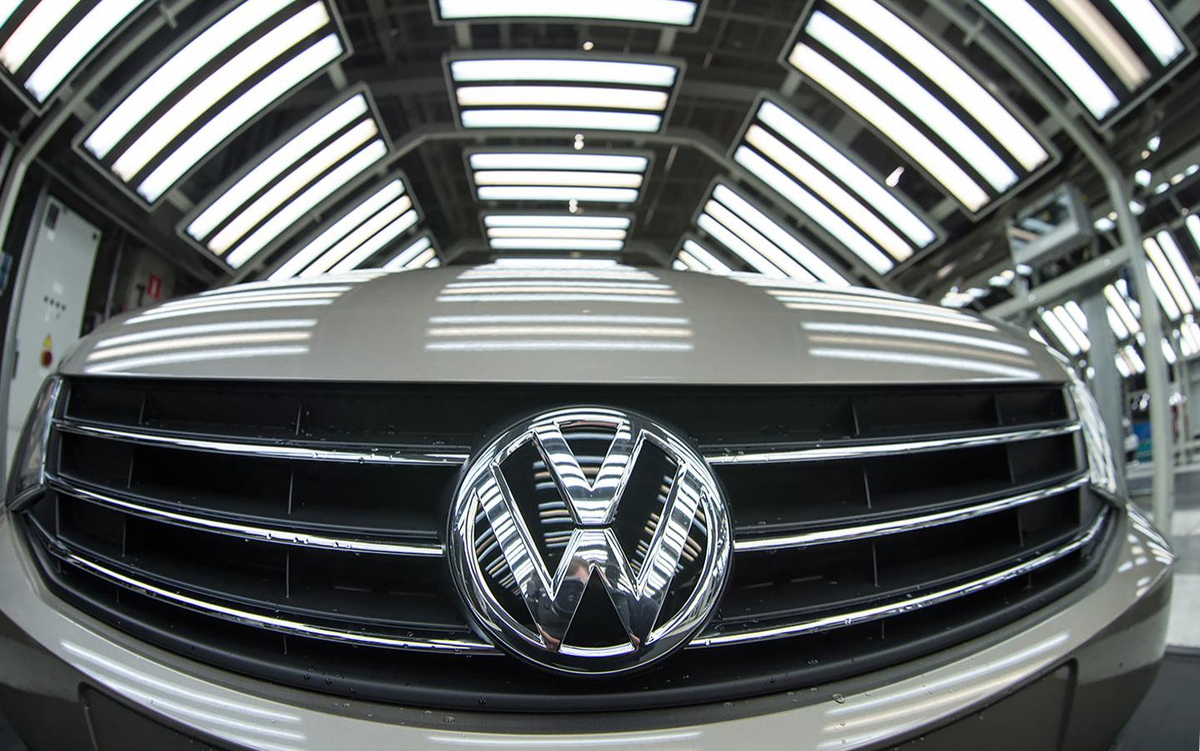 Volkswagen. Вид спереди