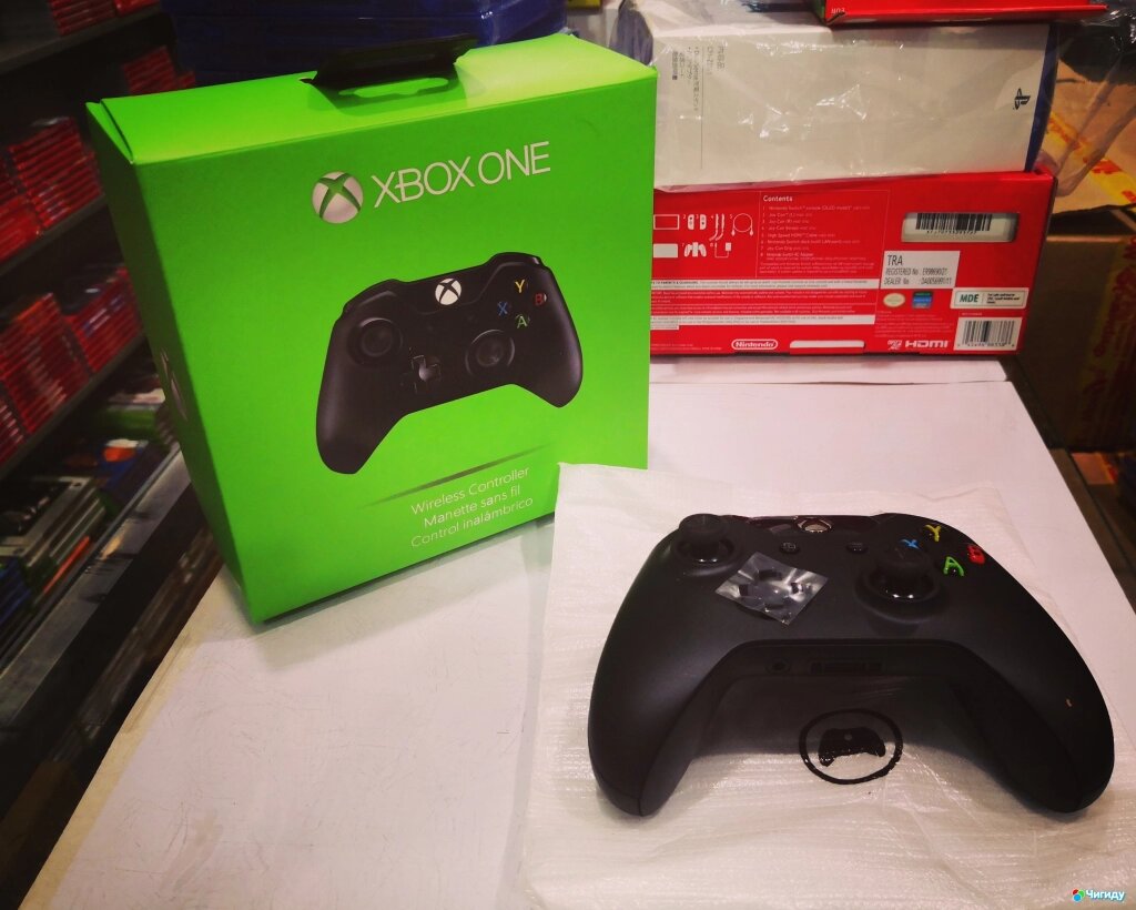 Беспроводной геймпад Xbox One (Original Ref) в Москве