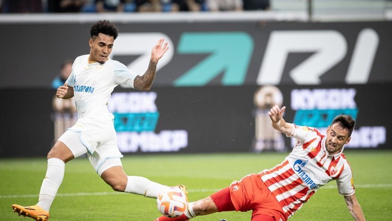    Ду Кейрос в матче «Црвена Звезда» — «Зенит».Вячеслав Евдокимов / ФК «Зенит»