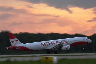    Самолет Airbus A320-232 авиакомпании Red Wings ©Кирилл Каллиников РИА Новости