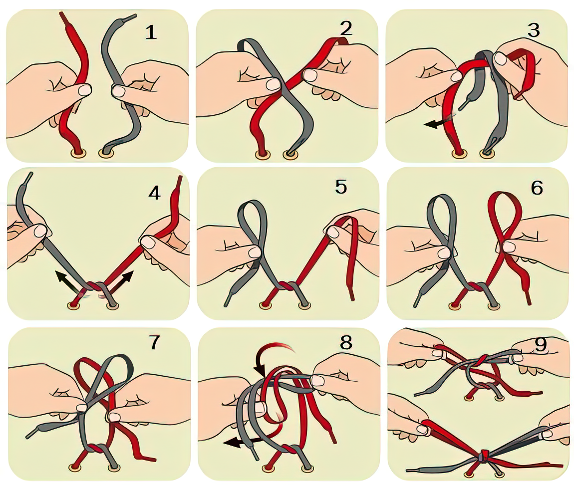 Лайфхак: как завязать шнурки на кроссовках, чтобы они не развязывались
