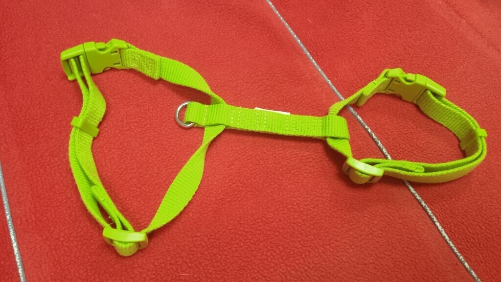 Излишне мягкая шлейка, к тому же отсутствует грудной ремень