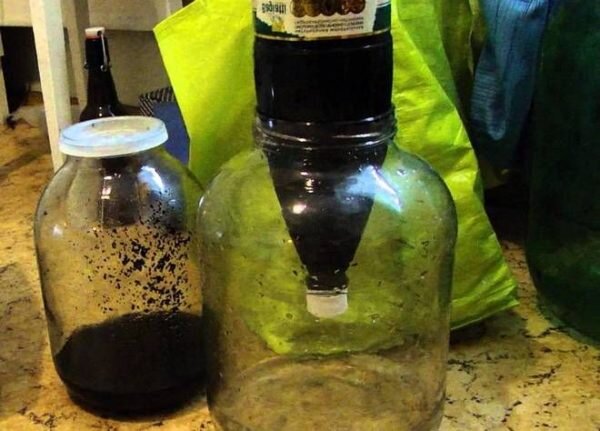 Угля древесного, аптечного активированного, либо угля из очистительного фильтра для воды . Его помещают в банку с самогоном, выдерживают от 3 до 10 дней, затем процеживают через марлю. Уголь можно использовать непосредственно в процессе выгонки. В емкость со свежепоступающим продуктом помещают воронку, в которую укладывают ватный диск, насыпают уголь и покрывают марлей. Самыми лучшими считаются березовые и сосновые угли. 