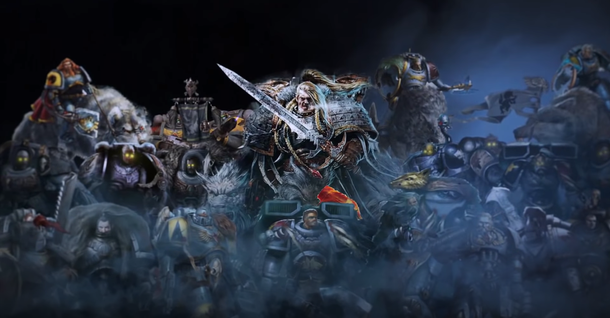 Леман Русс и Космические волки. Кадр из видео ютуб-канала JJ-Case