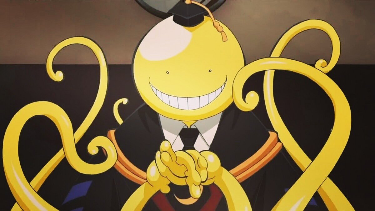 Скрин из аниме «Класс убийц»