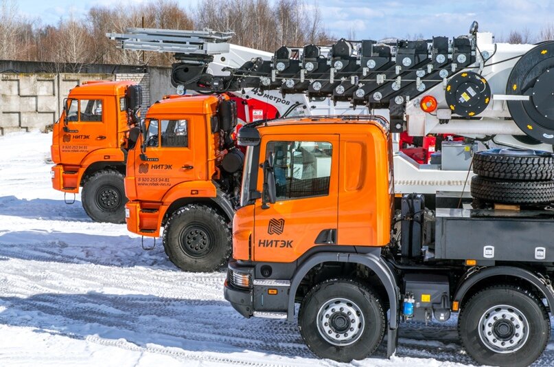 Автовышки компании НИТЭК