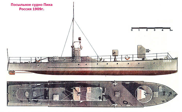 Большой бронекатер предназначенный для действий на реке Амур и её притоках. Водоизмещение 23,5 тонны, длина 22,17 м, ширина 	3,12 м, осадка 0,51 м, Бронирование 	8 мм (рубка, машинное отделение, борта). Вооружение 1- 76,2 мм горная пушка обр. 1904 года, 2-7,62 мм пулемета "Максим". Скорость хода 13 узлов.