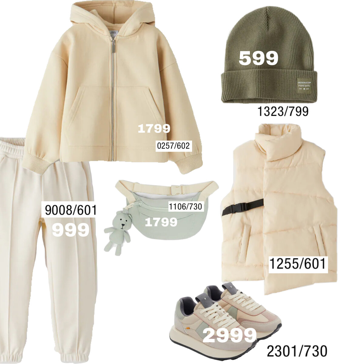 1 Коллаж из ассортимента Zara